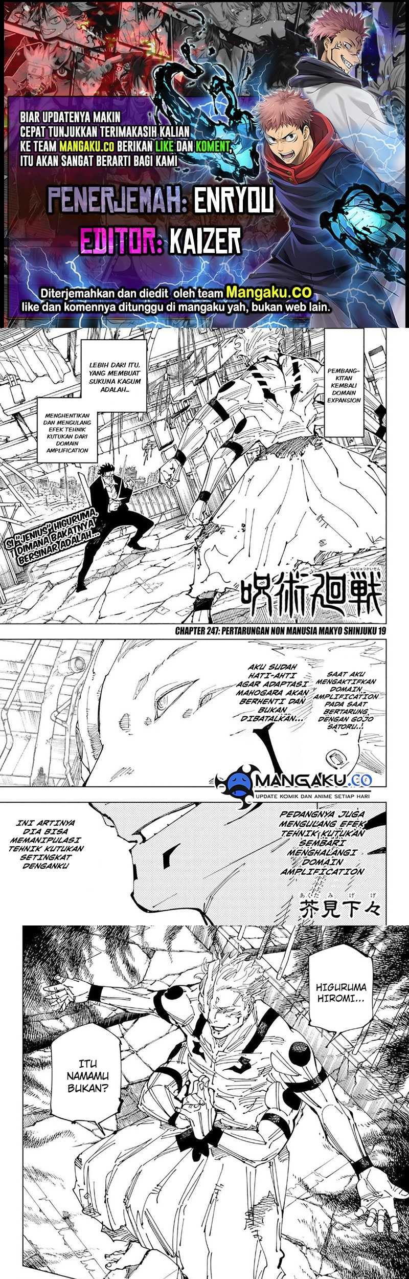 Read Jujutsu Kaisen (ID) Manga Online