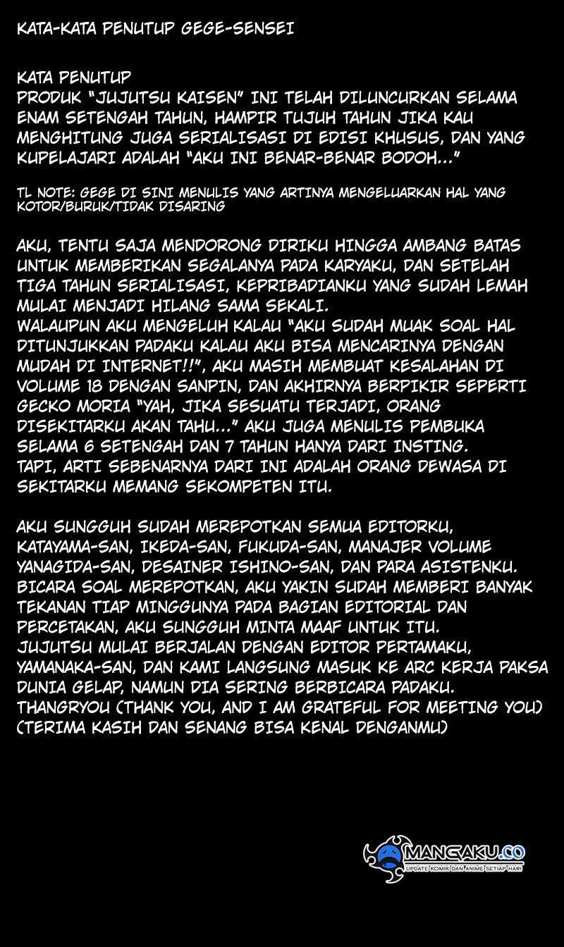 Read Jujutsu Kaisen (ID) Manga Online